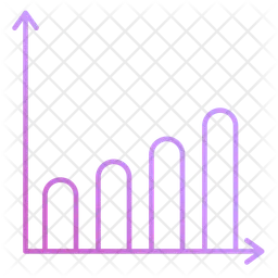 Gráfico de barras  Ícone