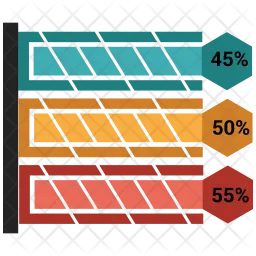 Gráfico de barras  Ícone