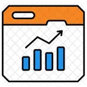 Gráfico de barras  Ícone