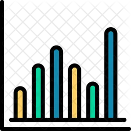 Gráfico de barras  Ícone