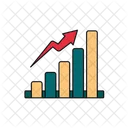 Gráfico de barras  Ícone