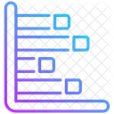 Gráfico de barras  Ícone