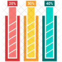 Gráfico de barras  Ícone