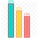 Gráfico de barras  Ícone