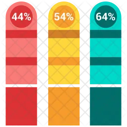 Gráfico de barras  Ícone