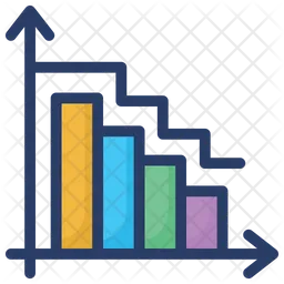 Gráfico de barras  Ícone