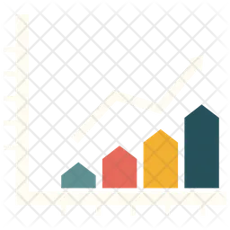 Gráfico de barras  Icono