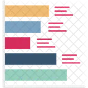 Gráfico de barras  Ícone