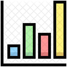 Gráfico de barras  Ícone