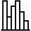 Gráfico de barras  Ícone