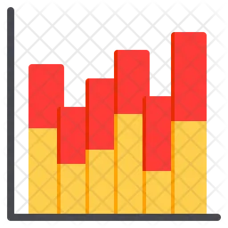 Gráfico de barras  Ícone