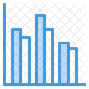 Gráfico de barras  Ícone