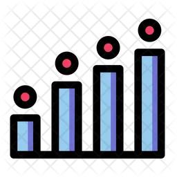 Gráfico de barras  Icono