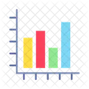 Gráfico de barras  Ícone