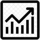 Gráfico de barras  Ícone