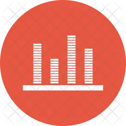 Gráfico de barras  Ícone