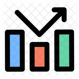 Gráfico de barras  Ícone