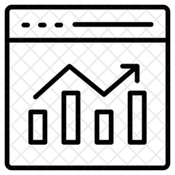 Gráfico de barras  Ícone