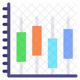 Gráfico de barras  Ícone