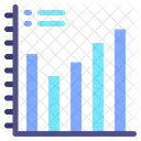 Gráfico de barras  Icono