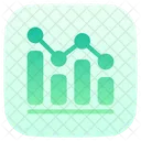 Grafico De Barras Grafico De Barras Financas Ícone