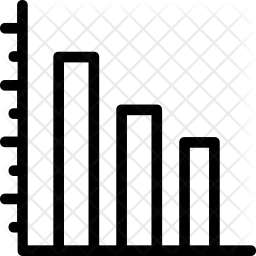 Gráfico de barras  Ícone