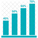 Gráfico de barras  Ícone