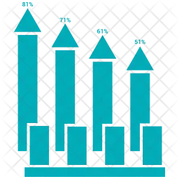 Gráfico de barras  Icono