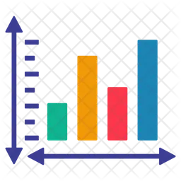 Gráfico de barras  Ícone