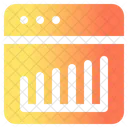 Gráfico de barras  Ícone