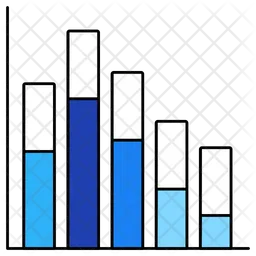 Gráfico de barras  Ícone