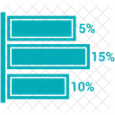 Gráfico de barras  Ícone