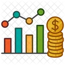 Gráfico de barras  Ícone