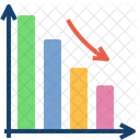 Gráfico de barras  Ícone