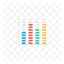 Gráfico de barras  Ícone