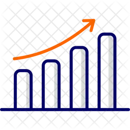 Gráfico de barras  Ícone
