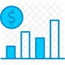 Gráfico de barras  Ícone