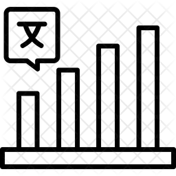 Gráfico de barras  Icono