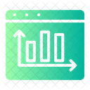 Gráfico de barras  Ícone