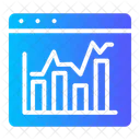 Gráfico de barras  Ícone