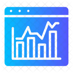 Gráfico de barras  Ícone