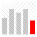 Gráfico de barras  Ícone