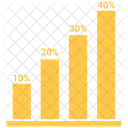 Gráfico de barras  Ícone