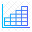 Gráfico de barras  Ícone