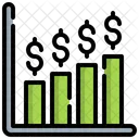 Gráfico de barras  Icono