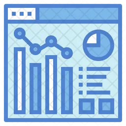 Gráfico de barras  Ícone