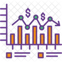 Gráfico de barras  Ícone