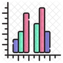 Gráfico de barras  Ícone