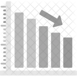 Gráfico de barras  Ícone