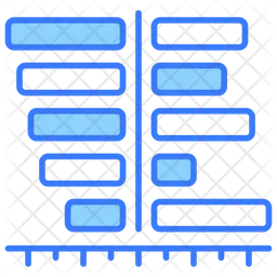 Gráfico de barras  Ícone